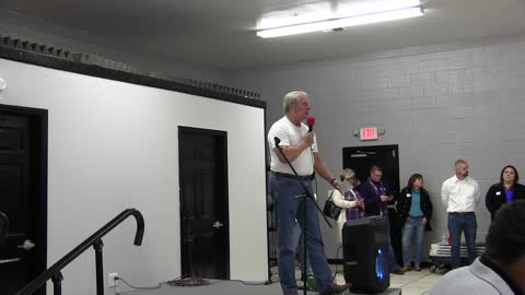 Rutherford County Mayor Bill Ketron speaks at Spaghetti Dinner, Is Largely Ignored
