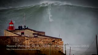 BIGGEST WAVES EVER SURFED IN HISTORY THE WORLD