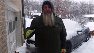 Brilliant Leaf Blower Snow Removal Tactic