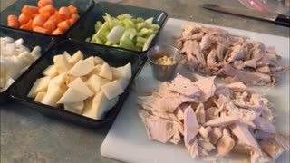 Homemade Turkey Soup from Stock