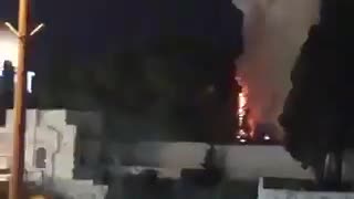 BREAKING Jerusalem's Temple Mount on Fire