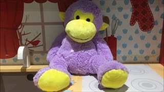 Purple Monkey Toy