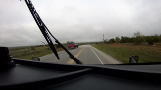 Dashcam video in Texas