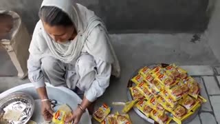 100 Maggi Noodles Cooking By My Granny | MAGGI RECIPE prepared for Kids | maggi noodles street style