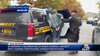45 missing children recovered during largest statewide anti-human trafficking operation in Ohio
