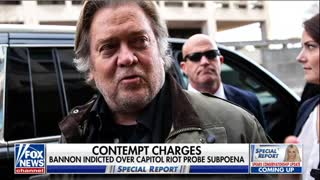 Steve Bannon and Trump Chief of Staff Mark Meadows Appear Court Contempt Congress