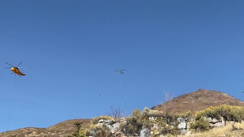 Utah Wild Fires Three Helicopters Fill Up