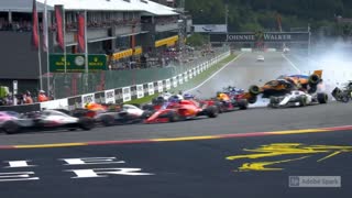 He can't stop...F1 Driver Crash
