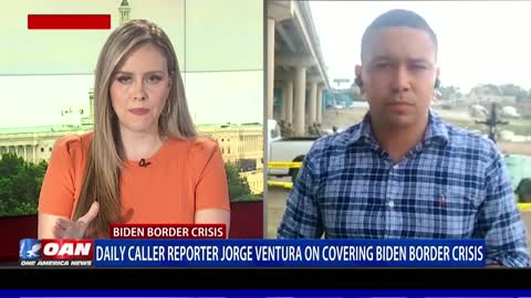Reporter Jorge Ventura shows the illegal immigration surge at the border