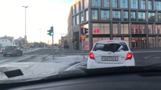 Driving around Reykjavik iphone