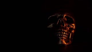 Creepy Skull for Halloween Ambience