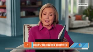 Hillary Cries While Reading Her Would-Be Victory Speech from the 2016 Election