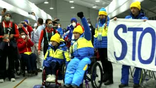 'Peace for Ukraine': Paralympians make peace plea