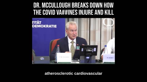 Dr.PeterMcCullough;BreaksDownHowTheExperimentalCOVIDmRNAGeneTherapyJabInjures&Kills.