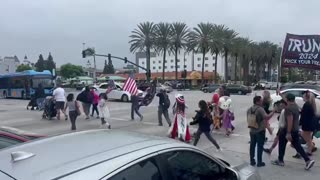 Californian Supporters Come Out In Droves To Show Their Love For Trump