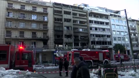 Blast in Greek capital damages buildings