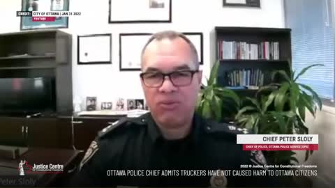 Ottawa Police Chief Sloly discusses truckers' Freedom Convoy