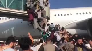 KABUL AIRPORT ABSOLUTE CHAOS!