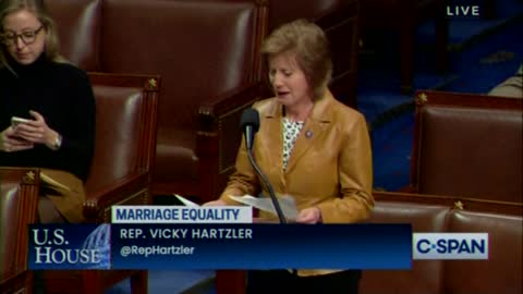 Vicky Hartzler Gets Emotional While Speaking Against the Respect for Marriage Act