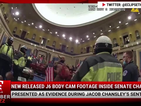 Watch: New Released J6 Body Cam Footage Inside Senate Chamber