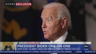 President Biden says US doesn't have military in Syria.