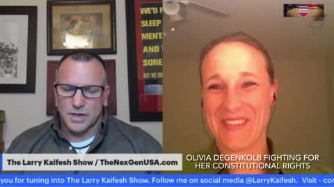 Navy Sailor Olivia Degenkolb with The Constitutional Colonel Larry Kaifesh Show #2 October 20, 2022
