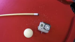GoPro HERO3+ pool ball test
