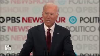 Joe Biden imitates a stuttering child during debate