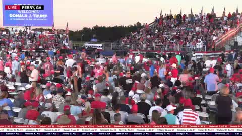 LIVE: President Donald J Trump in Perry, GA