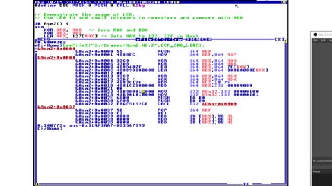 Second x86_64 Assembly Language Lesson