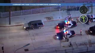 Police Chase SUV Out of East LA