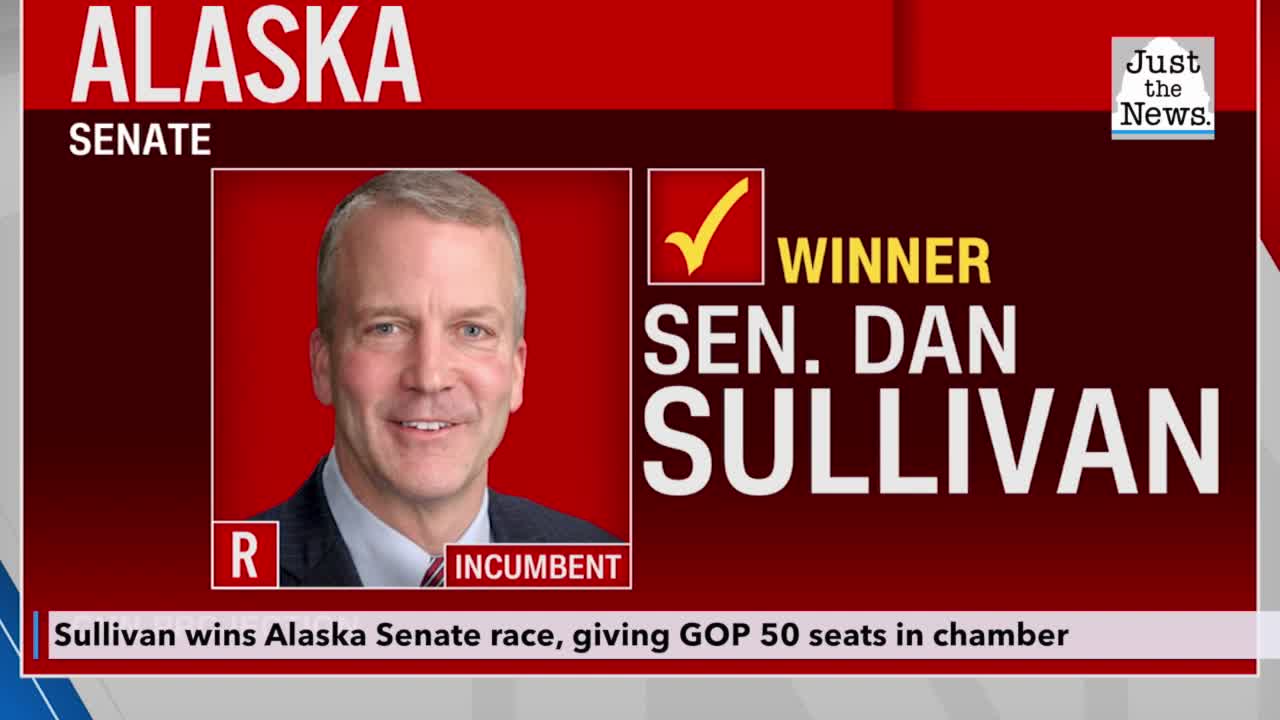 Sullivan Wins Alaska Senate Race Giving Gop 50 Seats In Chamber 6506