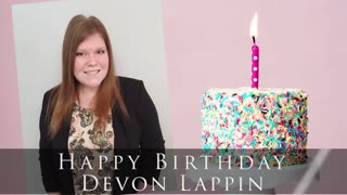 Happy birthday to Devon Lappin