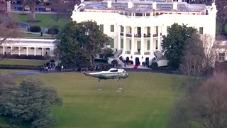 Trump leaves the White House for the final time