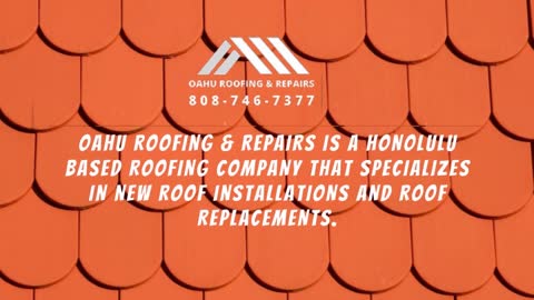 Oahu Roofing & Repairs Honolulu | 808-746-7377