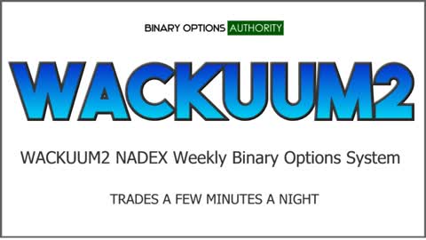 Introducing WACKUUM2 NADEX Weekly Binary Options System