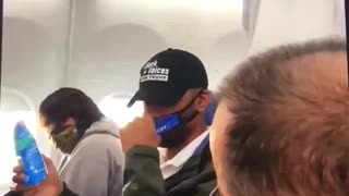 Trump Supporter removed from plane.