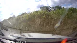 Impatient Driver Loses Control