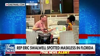 Eric Swalwell Spotted Maskless in Florida