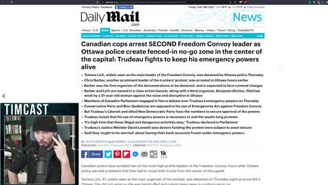 Freedom Convoy Leaders ARRESTED As Canada Descends Into Martial Law, Bank Outages CONFIRMED