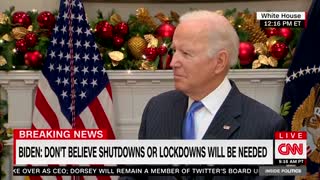 Biden: Lockdowns Are Off the Table ‘for Now’