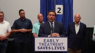 Gov DeSantis Announces Opening of New Monoclonal Antibody Treatment State Site at The Villages