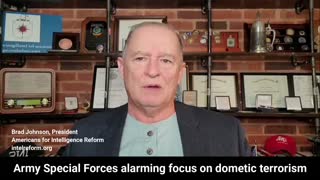 Army Special Forces alarming focus on domestic terrorism.