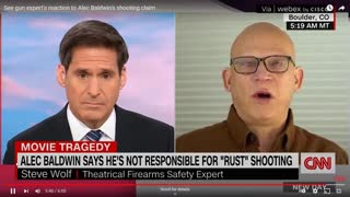Firearms expert on CNN proves that Alec Baldwin is lying.