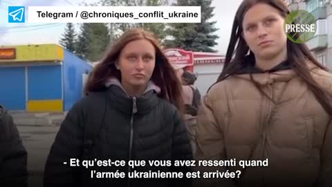 Ces Ukrainiennes ne sont pas heureuses de voir l’armée ukrainienne