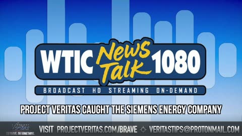 LISTEN: WTIC 1080 News Talk Covers Veritas' Latest Undercover Video Exposing Siemens Energy