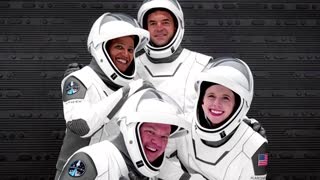 Civilian SpaceX crew 'grateful' ahead of launch