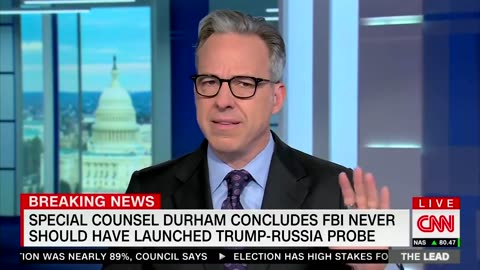 CNN's Tapper admits Trump was Innocent and Russian Collusion wasn't real
