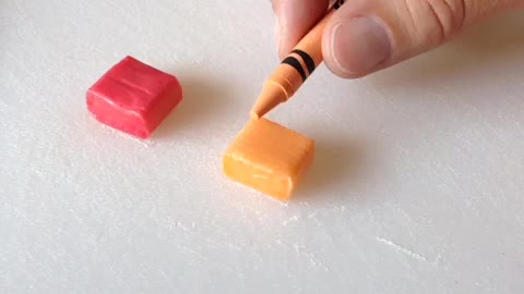 Making real Starburst candy using crayons