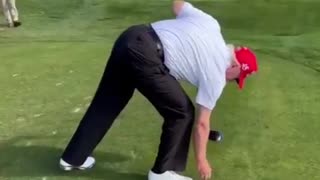 Trump Drops a HUGE Teaser While on Golf Course